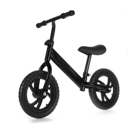 Kétkerekű gyakorló bicikli gyerekeknek – egyensúlyozó futóbicikli / fekete