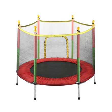 Trambulin védőhálóval beltérre / 140 cm