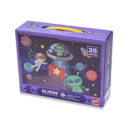 35 darabos puzzle gyerekeknek – Vár az űr