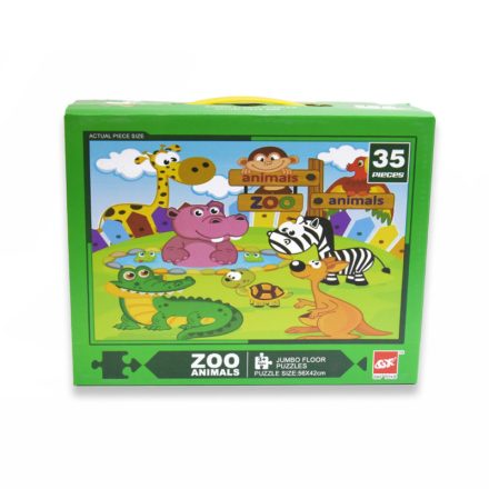 35 darabos puzzle gyerekeknek – Az állatkert lakói