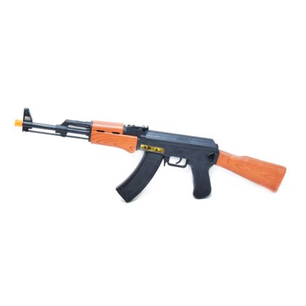 AK47 géppuska, játék gépfegyver fény és hanghatásokkal