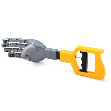 Műanyag robot kéz, mozgatható markolattal