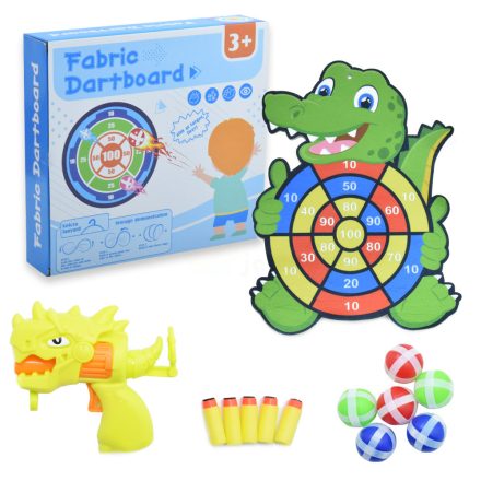 Krokodilos darts tábla gyerekeknek