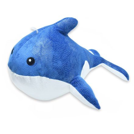 Plüss bálna, kék - 50 cm