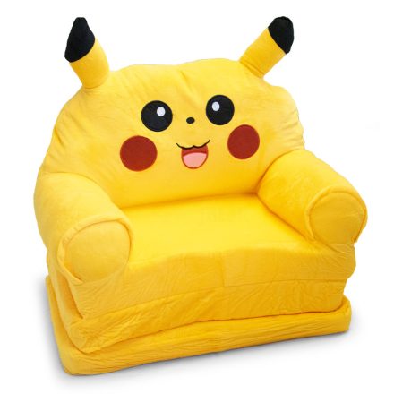 Kihúzható és ággyá alakítható fotel gyerekeknek - Pikachu