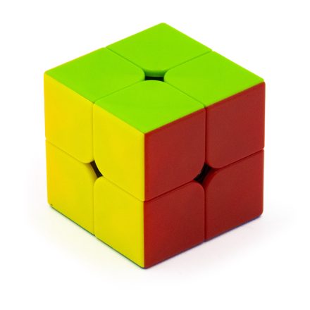 Rubik kocka játék, 2x2-es / színes