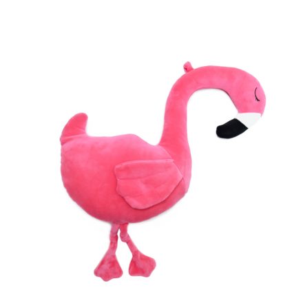 Kisebb plüss flamingó
