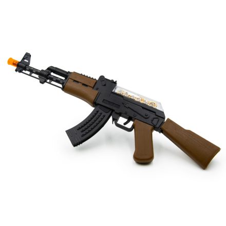 AK555 géppuska, játék gépfegyver fény és hanghatásokkal