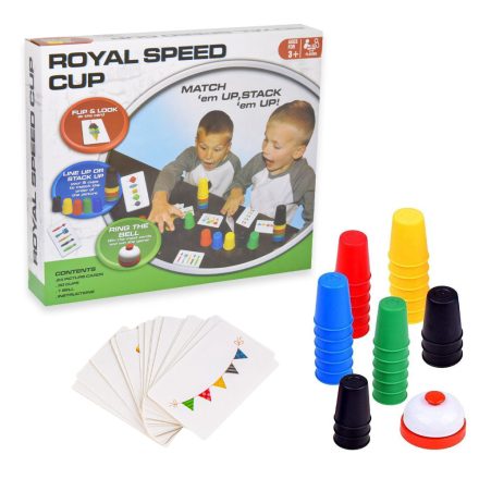 Royal Speed Cup - gyorsasági kupakos társasjáték