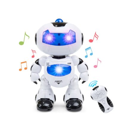Bingo a táncoló robot, távirányítóval vezérelhető