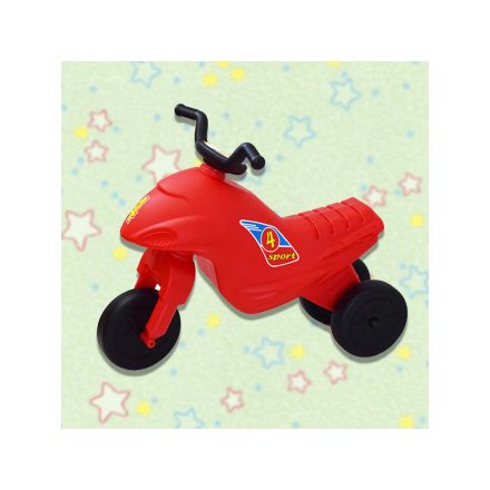 Műanyag kismotor gyerekeknek – mini méret / 3 kerékkel, lábbal hajtható (141)
