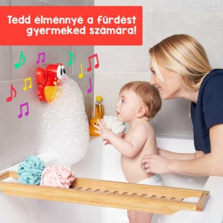 Rák alakú automata buborékfújó fürdőkádba