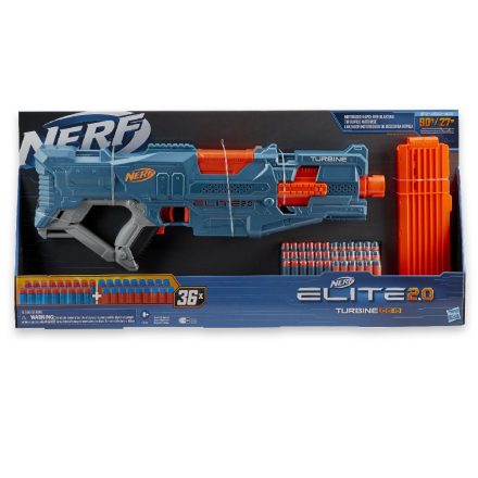 Nerf Elite 2.0 Turbine szivacslövő fegyver, 36 töltényes
