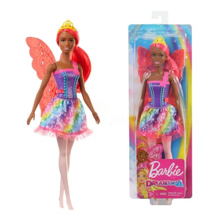 Barbie Dreamtopia tündér baba - rózsaszín hajjal