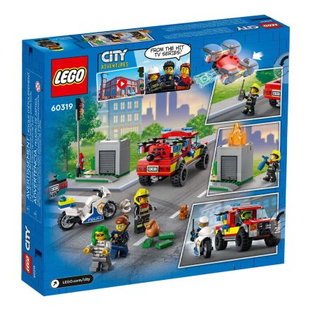 LEGO City Tűzoltás és rendőrségi hajsza 60319 