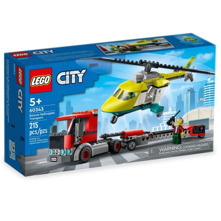 LEGO City Mentőhelikopteres szállítás 60343