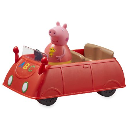 Peppa malac autója figurával