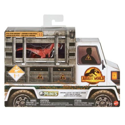 Jurassic World mini dínók kisbuszban, 5 db