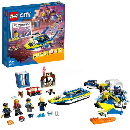 LEGO City Vízirendőrség nyomozói küldetés 60355